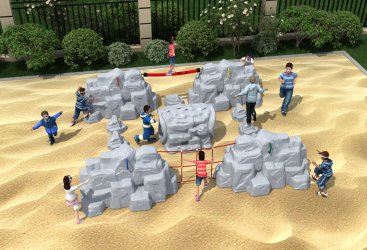 乐鱼官方儿童攀爬墙攀岩石钻