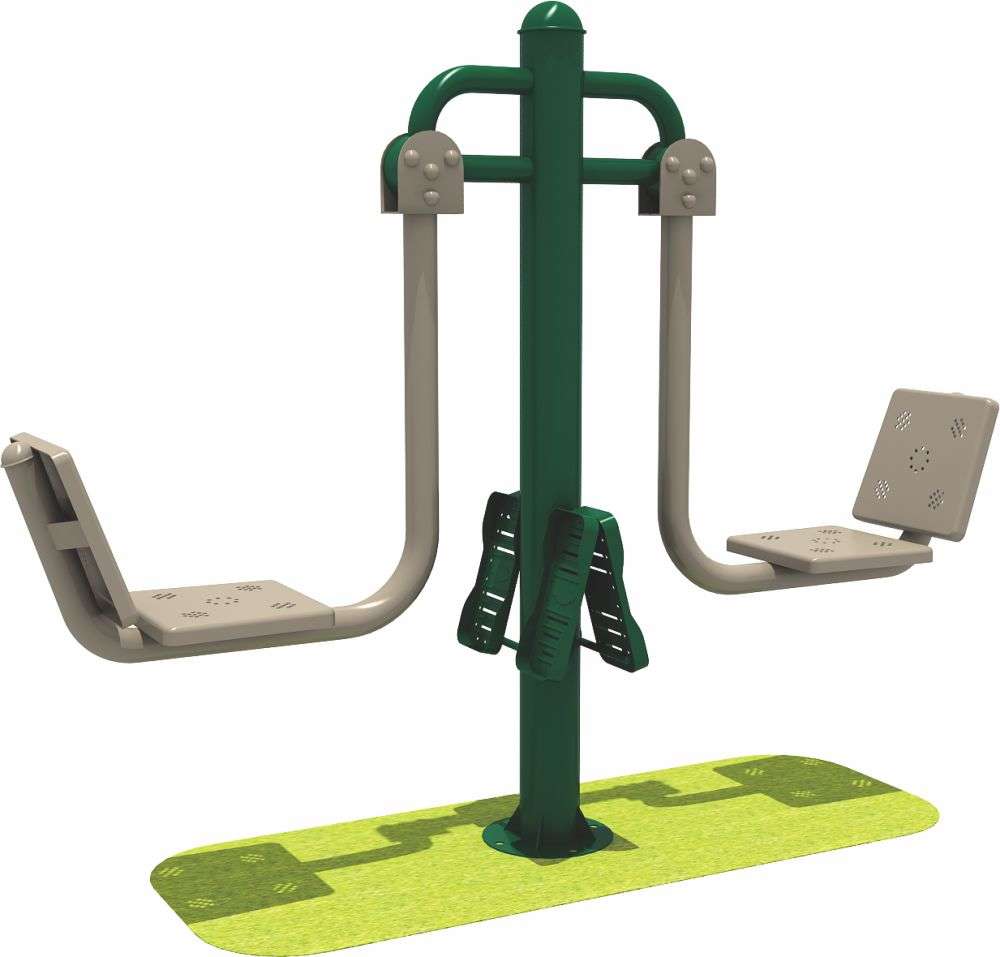 乐鱼官方健身器材 限位双人坐