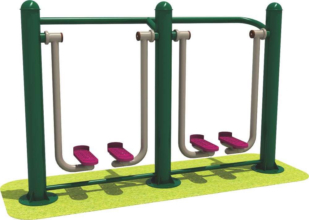 乐鱼官方健身器材 限位双人漫