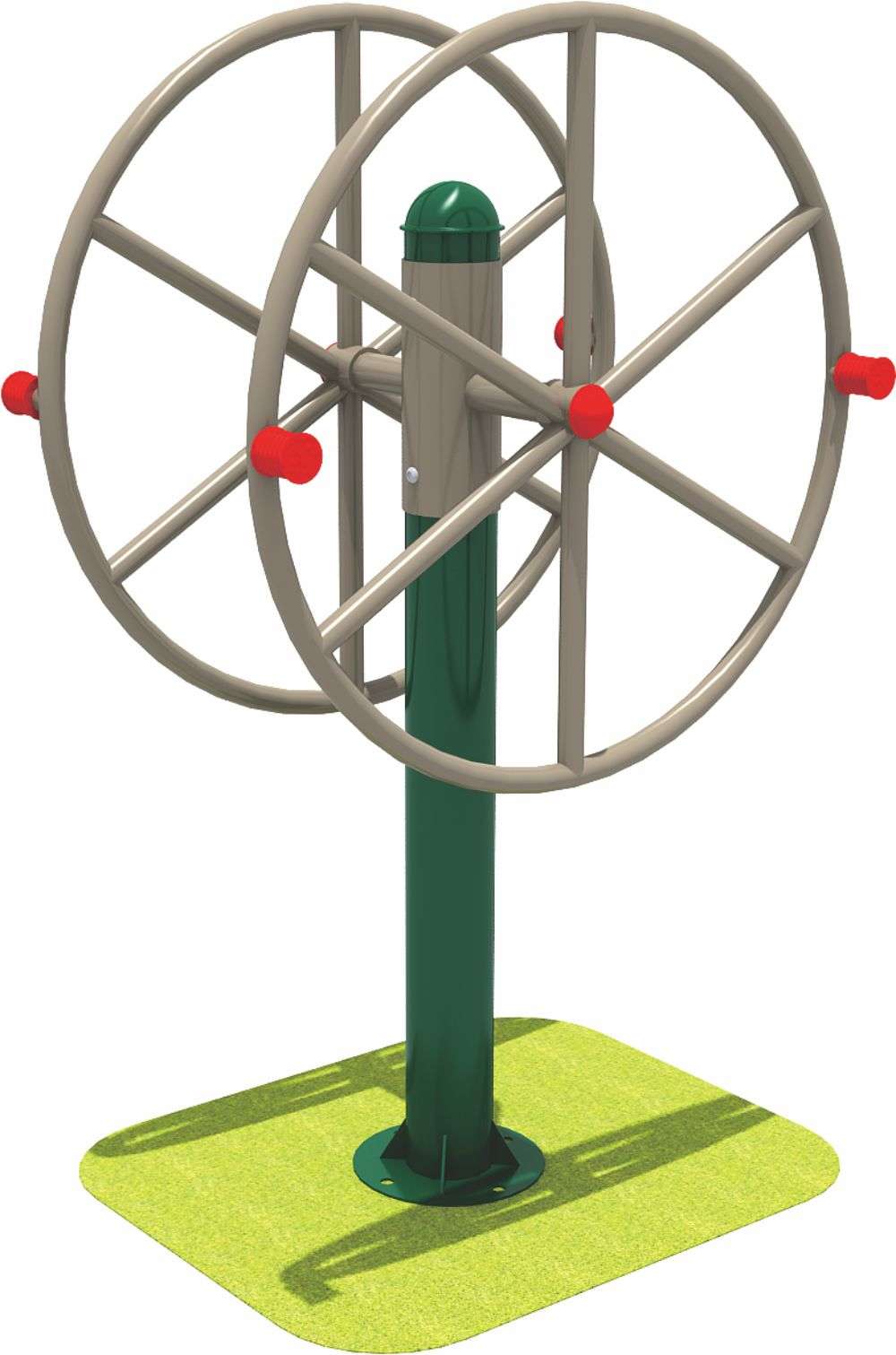 乐鱼官方健身器材 旋转风轮