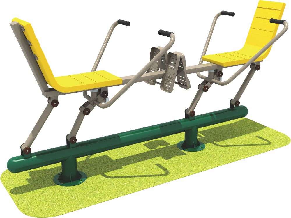 乐鱼官方健身器材 双人坐推器