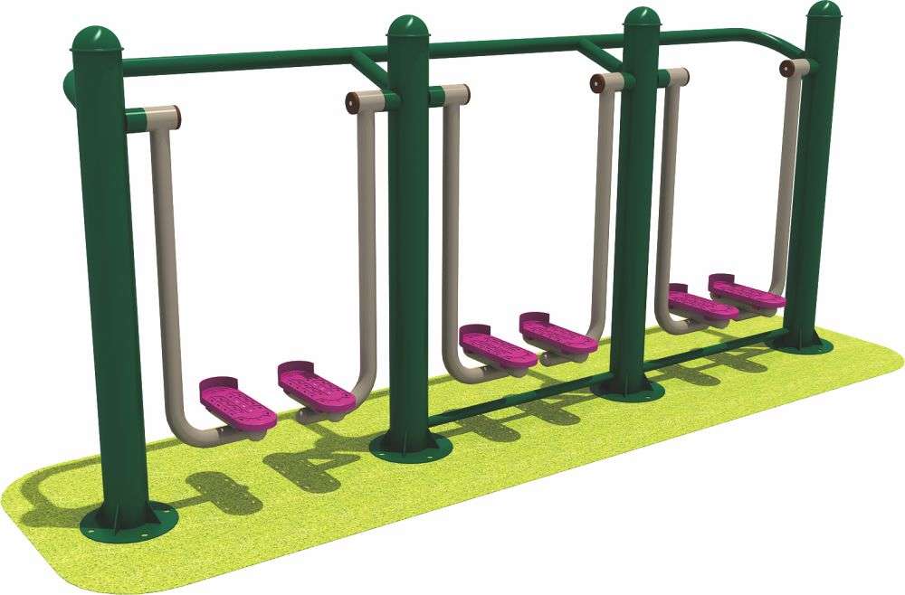 乐鱼官方健身器材 三人漫步机